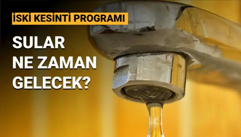 Üsküdar ve Ümraniye'de Su Kesintisi: İSKİ 14 Mayıs Programı Açıkladı
