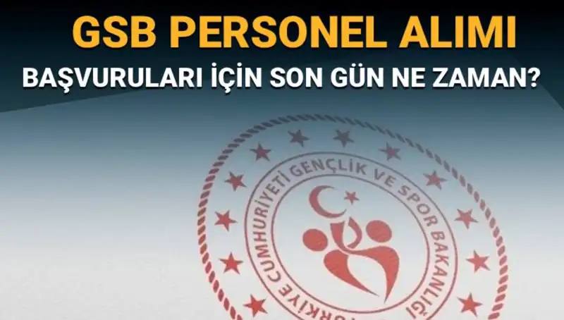 Gençlik ve Spor Bakanlığı Personel Alımı Başvurularında Son Tarih Geldi Çattı