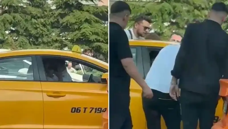 Trafikte Sinir Krizi: Taksi Şoförüne Yumruk Atan Sürücü