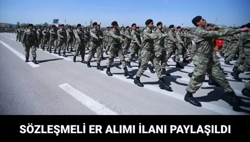 MSB Kara Kuvvetleri Komutanlığı’ndan Sözleşmeli Er Alımı Duyurusu