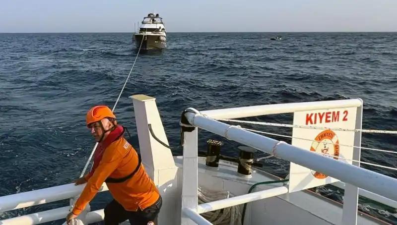 Marmaris Açıklarında Sürüklenen Tekne için Kurtarma Operasyonu Başlatıldı